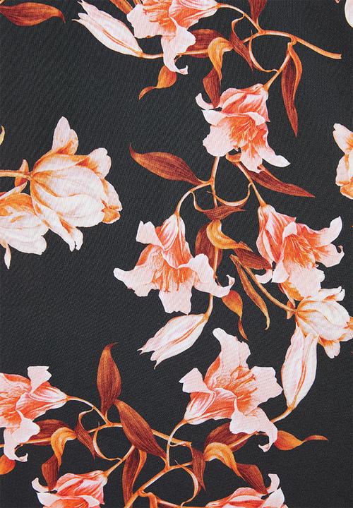 Superbalist - Printed robe - black