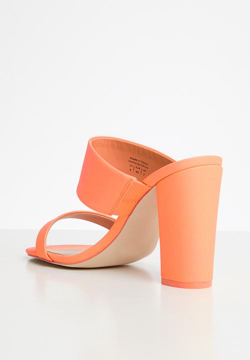 Call It Spring - Falelia heel - bright orange