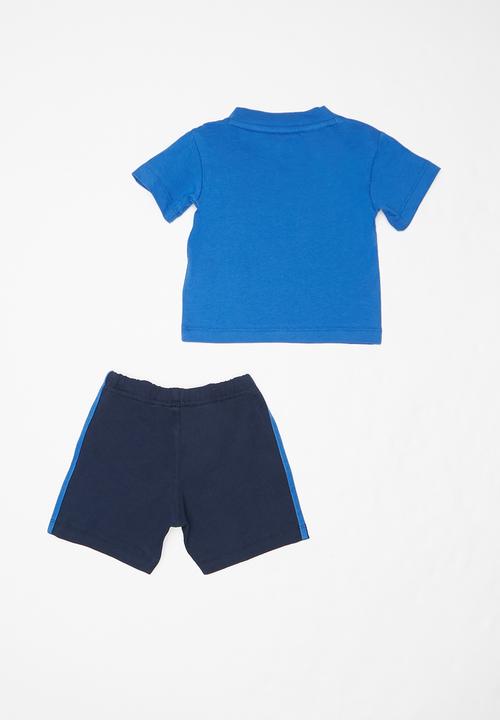 adidas Originals - Short tee set - navy & white