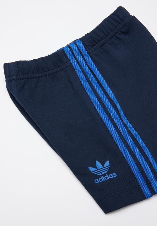adidas Originals - Short tee set - navy & white