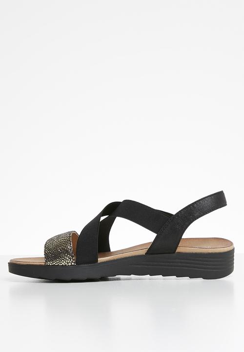 Butterfly Feet - Rafael sandal - black