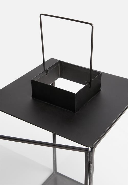 Sixth Floor - Glass lantern - black