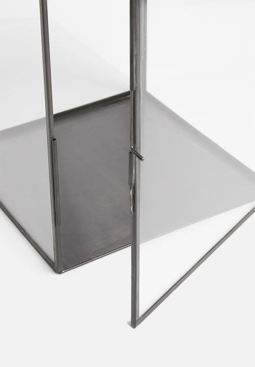 Sixth Floor - Glass lantern - black