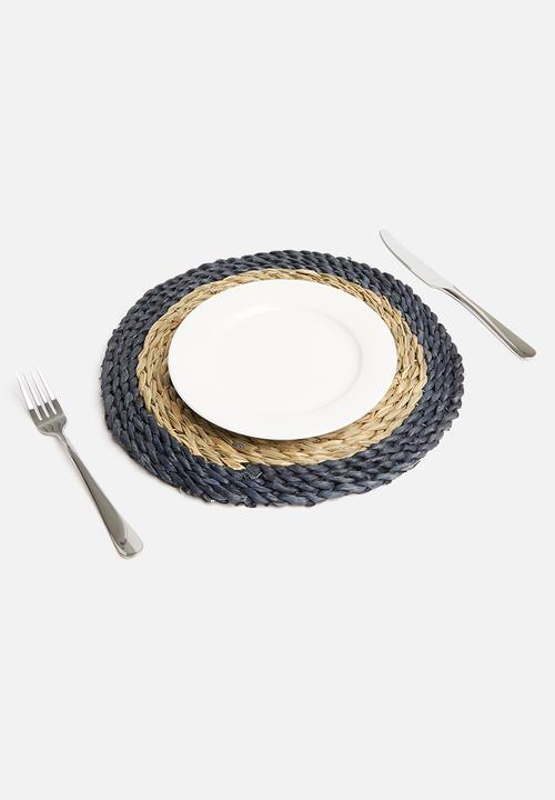 Kitchen Craft - Naturals grass placemat set of 2 - natural