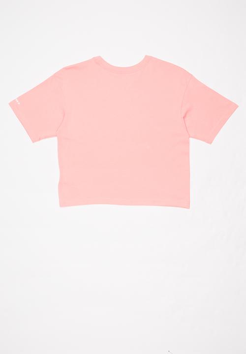 Converse - Converse girls All Star metal boxy tee - pink