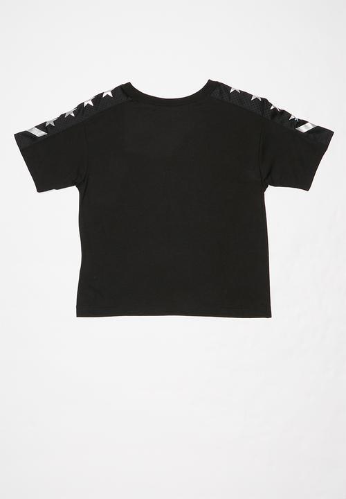 Converse - Converse girls All Star knit top - black