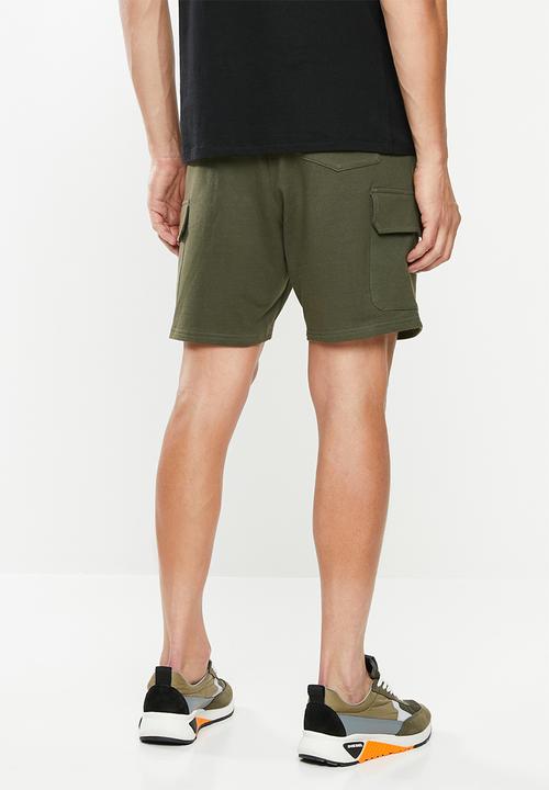 Superbalist - Utility sweat shorts - green
