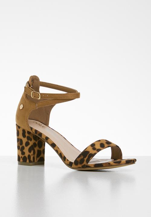 POLO - Morgan ankle strap sandal - brown