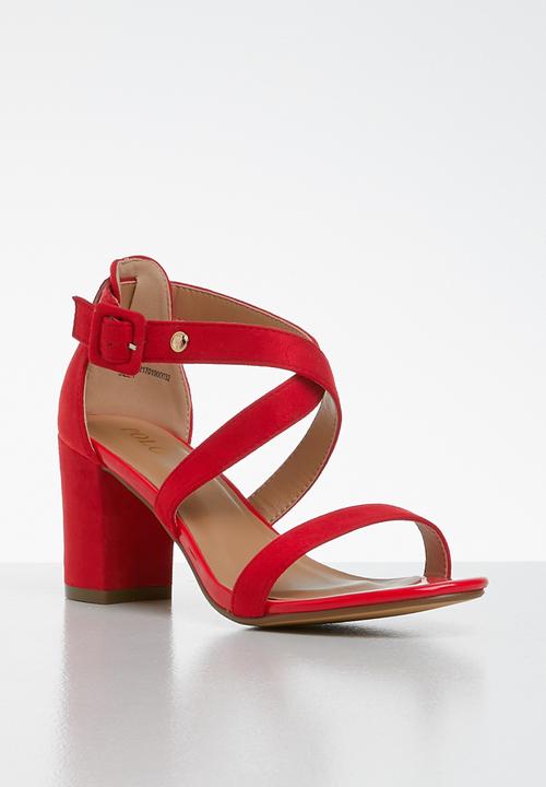 POLO - Justine crossover sandal - red