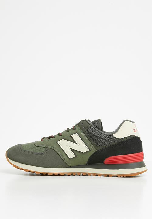New Balance  - 574 Seasonal Pack - green & red
