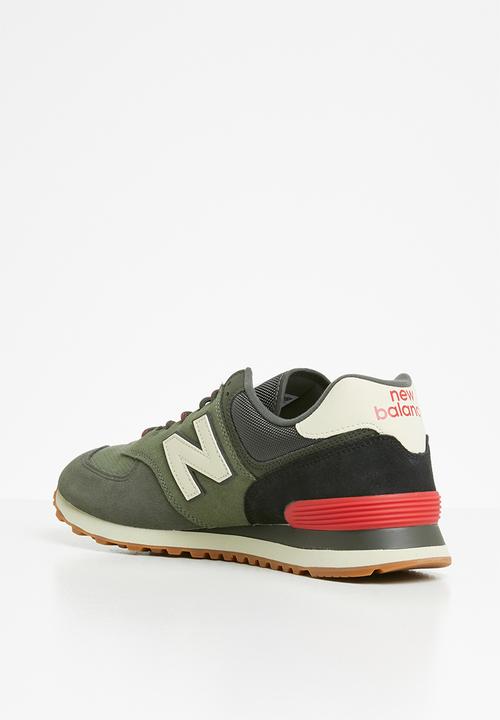 New Balance  - 574 Seasonal Pack - green & red