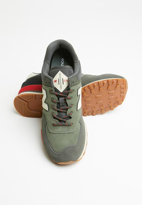 New Balance  - 574 Seasonal Pack - green & red