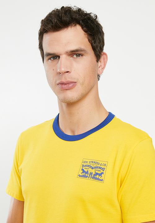 Levi’s® - Bound neck short sleeve tee - yellow