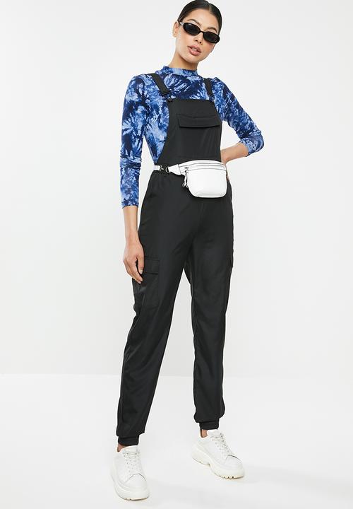 Missguided - Shell dungaree - black