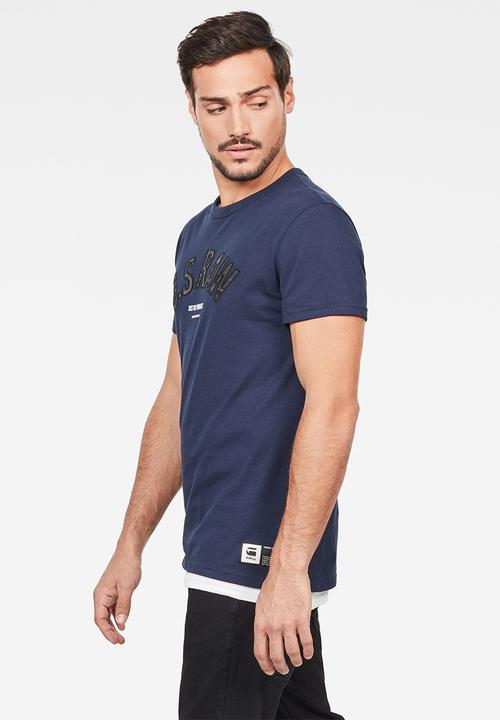 G-STAR - Graphic 12 r t s\s - blue