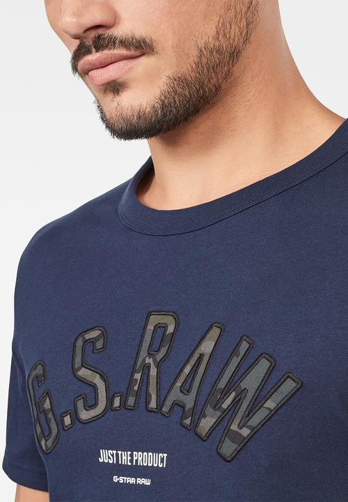G-STAR - Graphic 12 r t s\s - blue