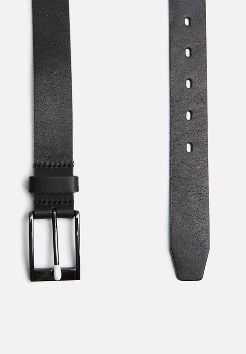 Superbalist - Jackson leather belt - black