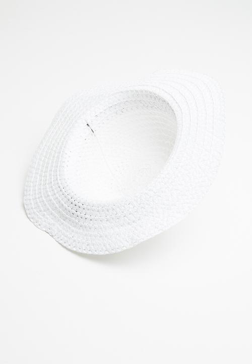 Pop Candy - Straw hat - white