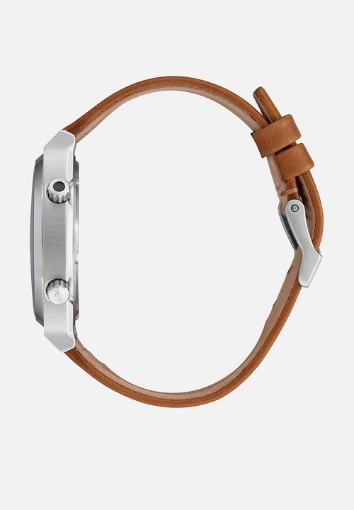 Nixon - Brigade leather - cream & grey