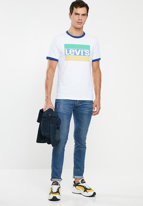 Levi’s® - Short sleeve ringer tee - white