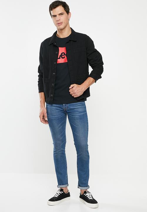 Lee  - Chest logo tee - black