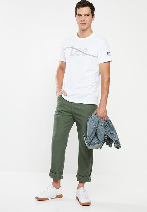 Lee  - Lazy tee - white