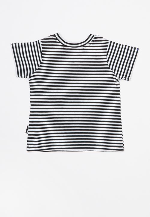 Cotton On - Jamie short sleeve tee - black & white