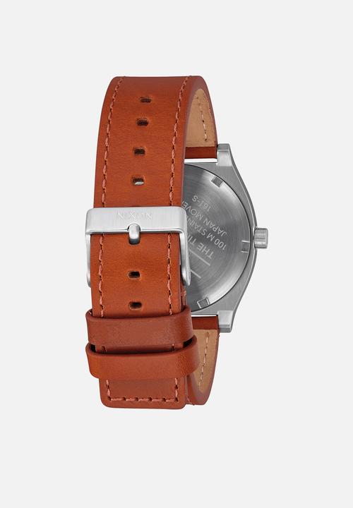 Nixon - Time teller - silver & brown
