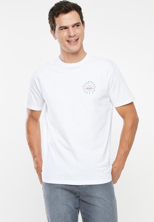 Billabong  - Where it's fine short sleeve tee - white