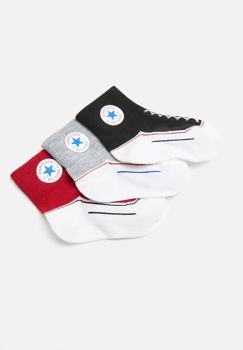 Converse - Converse infant striated 3 pack - multi