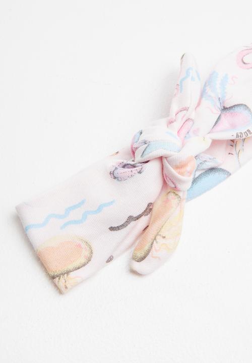 UP Baby - Soft jersey hairband - pink
