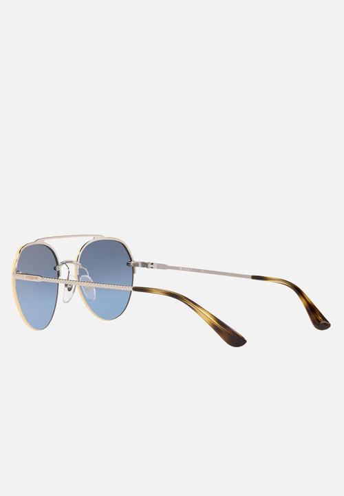 Vogue Eyewear - Vogue light blue mirror silver grad - silver