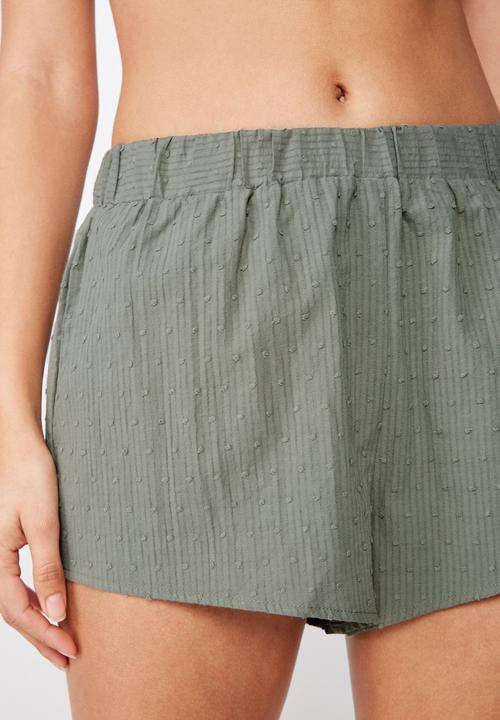 Cotton On - Sleep time boxer short  - green
