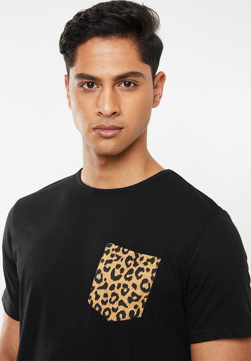 Brave Soul - Leopard sleep set - black & brown