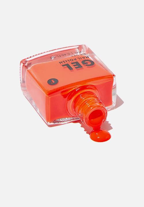 Cotton On - Rubi gel nail polish - neon orange
