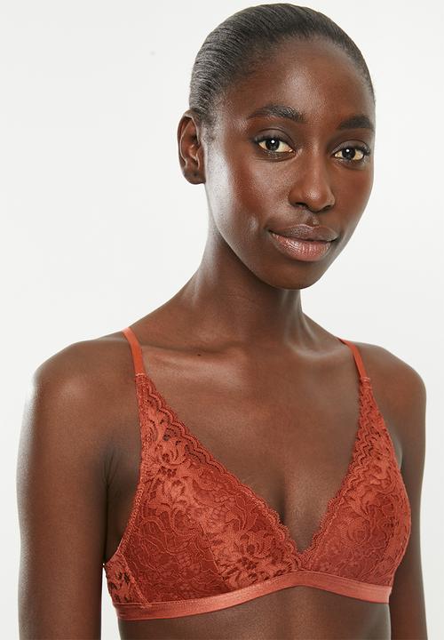 Cotton On - Audrey wirefree bralette bra - orange