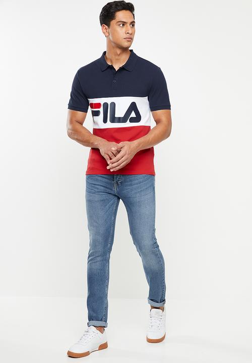 FILA - Glen short sleeve golfer - multi