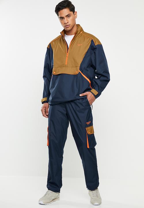 Reebok Classic - Classic trail jacket - navy & brown