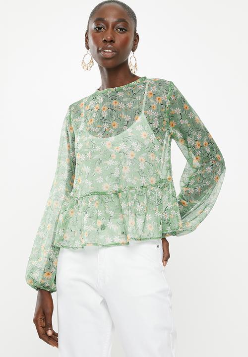 Superbalist - Sheer gypsy blouse - multi