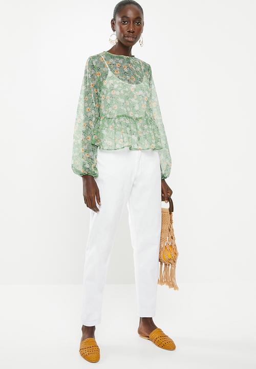 Superbalist - Sheer gypsy blouse - multi