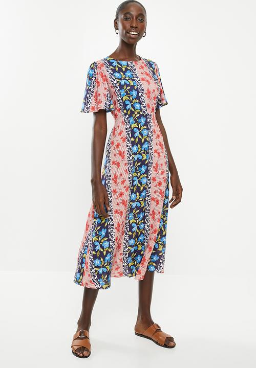 Superbalist - Midi tea dress - multi