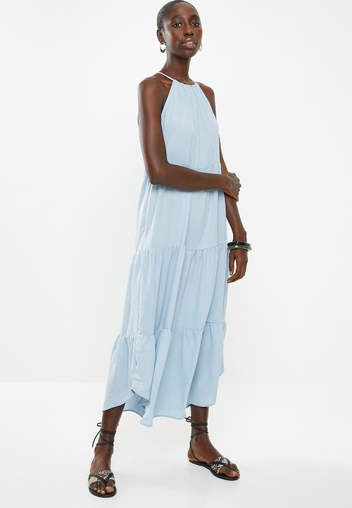 Superbalist - Halter midi dress - blue