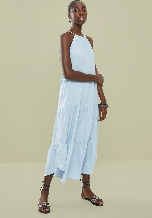 Superbalist - Halter midi dress - blue