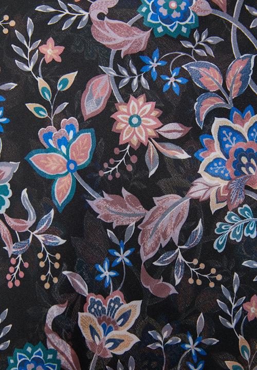 Superbalist - Printed floral midi slip skirt - multi