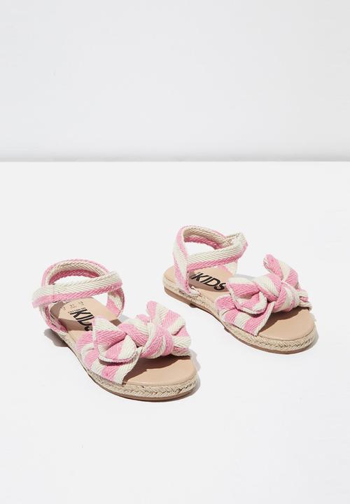 Cotton On - Bow espradrille sandal - pink