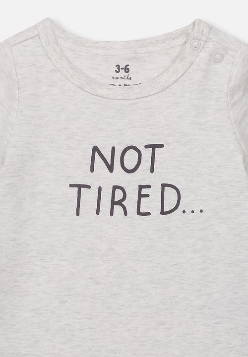 Cotton On - The short sleeve bubbysuit - grey
