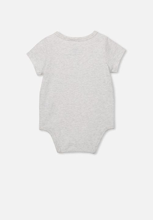 Cotton On - The short sleeve bubbysuit - grey