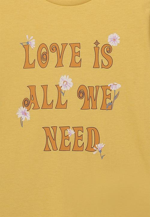Cotton On - Penelope short sleeve tee - yellow