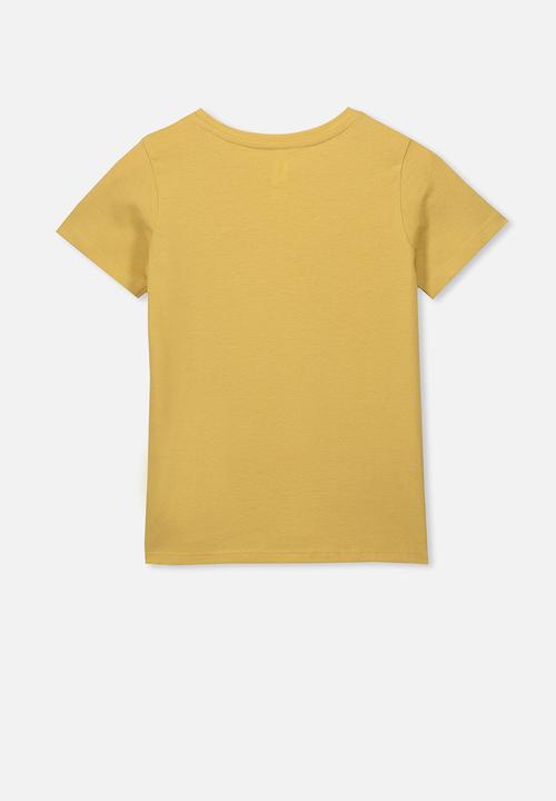 Cotton On - Penelope short sleeve tee - yellow
