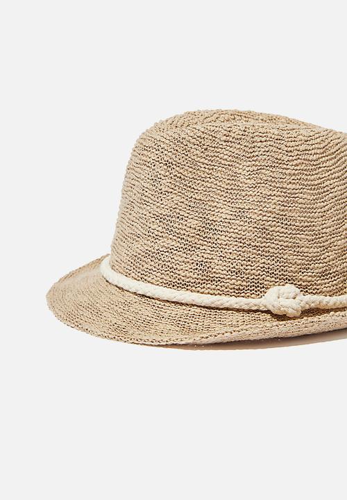 Cotton On - Trilby hat - natural